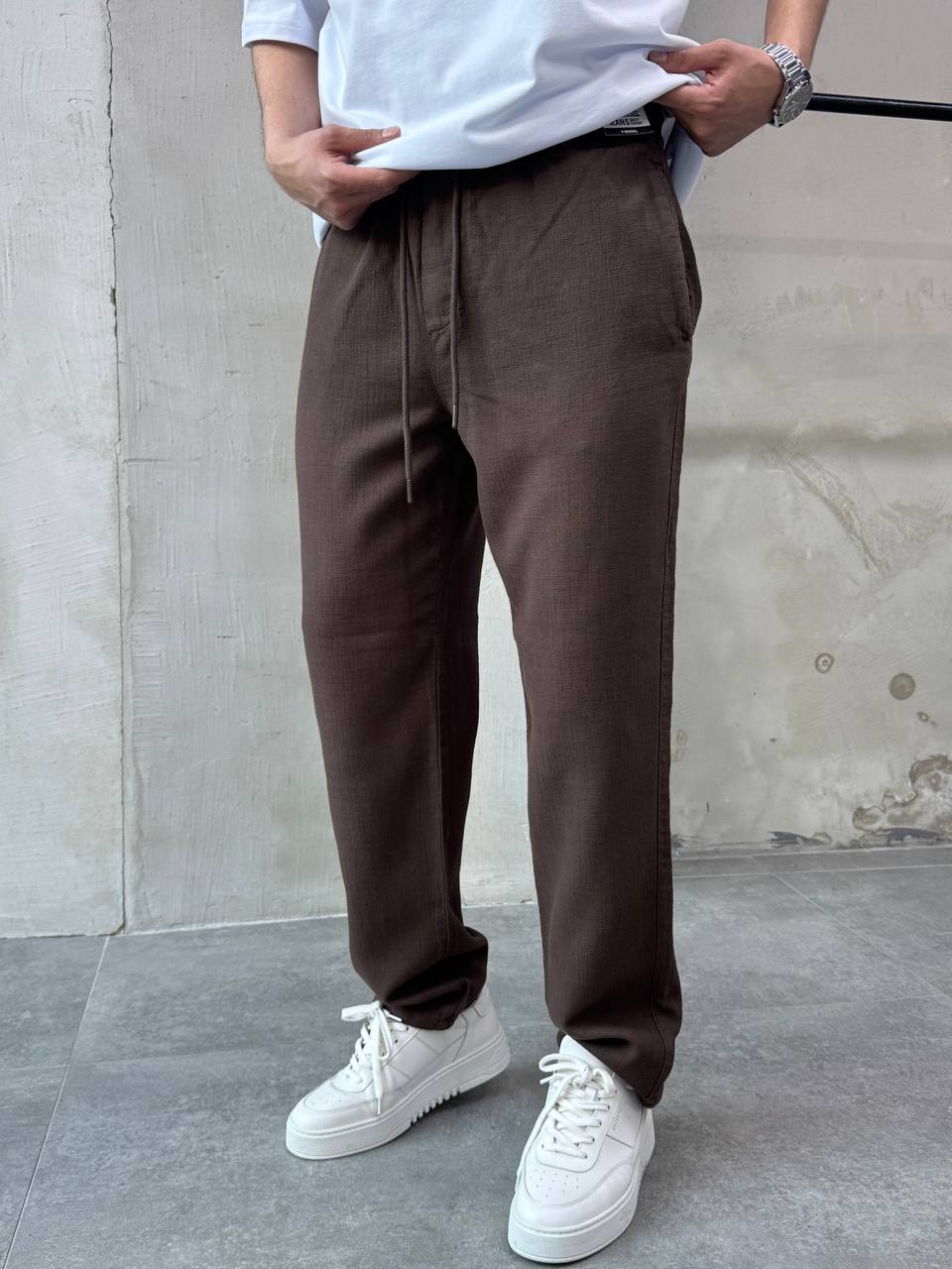 Comfort Flex Men's Drawstring Lounge Pants – Soft Touch Relaxed Fit for Everyday Ease Withinblack