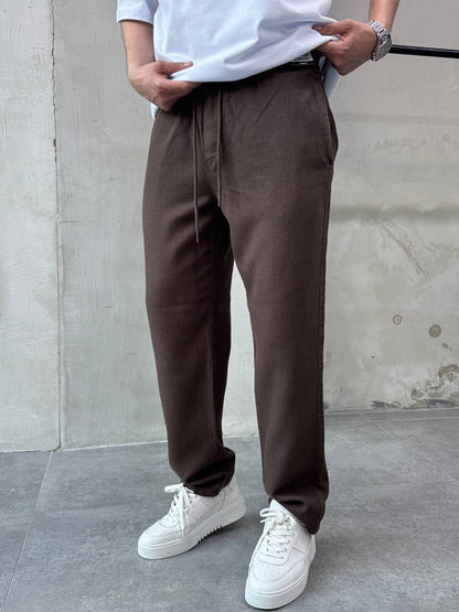 Comfort Flex Men's Drawstring Lounge Pants – Soft Touch Relaxed Fit for Everyday Ease Withinblack