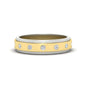 Mens Two Tone Bezel Stone Wedding Ring Fascinating Diamonds