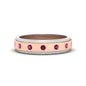 Mens Two Tone Bezel Stone Wedding Ring Fascinating Diamonds