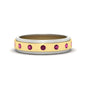 Mens Two Tone Bezel Stone Wedding Ring Fascinating Diamonds