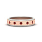 Mens Two Tone Bezel Stone Wedding Ring Fascinating Diamonds