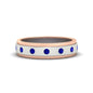 Mens Two Tone Bezel Stone Wedding Ring Fascinating Diamonds
