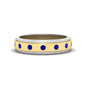 Mens Two Tone Bezel Stone Wedding Ring Fascinating Diamonds