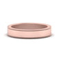 Flat Milgrain Mens Wedding Band Fascinating Diamonds