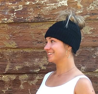 Messy Bun Alpaca Hat Purely Alpaca