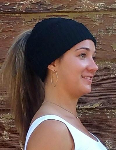 Messy Bun Alpaca Hat Purely Alpaca