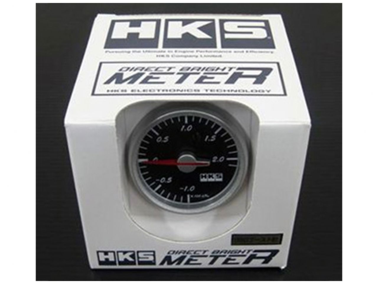 HKS DB Mechanical Black Face 60mm Pressure Meter FR SPORT