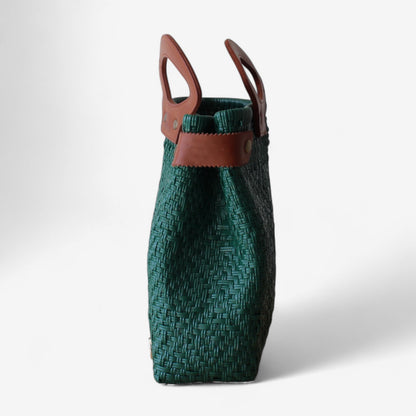 Emerald Green Handwoven Tote MexiMexi