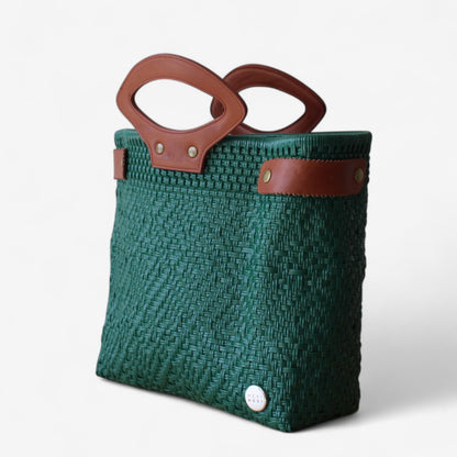 Emerald Green Handwoven Tote MexiMexi