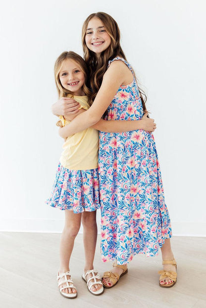 Watercolor Floral Ruffle Twirl Skort Mila & Rose ®