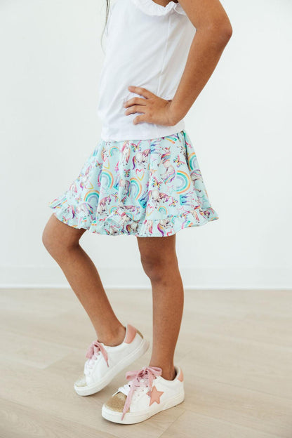Unicorn Queen Ruffle Twirl Skort Mila & Rose ®
