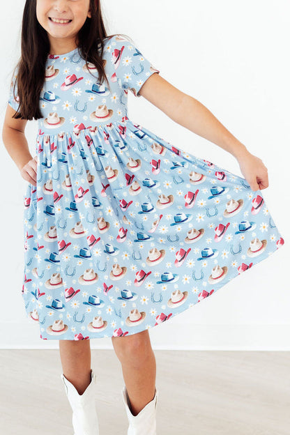 SALE Tip Your Hat S/S Pocket Twirl Dress Mila & Rose ®