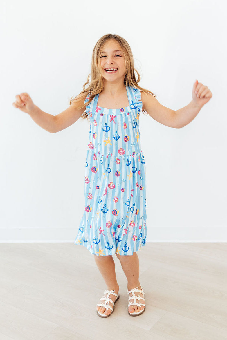 Tidepool Treasures Ruffle Cross Back Dress Mila & Rose ®