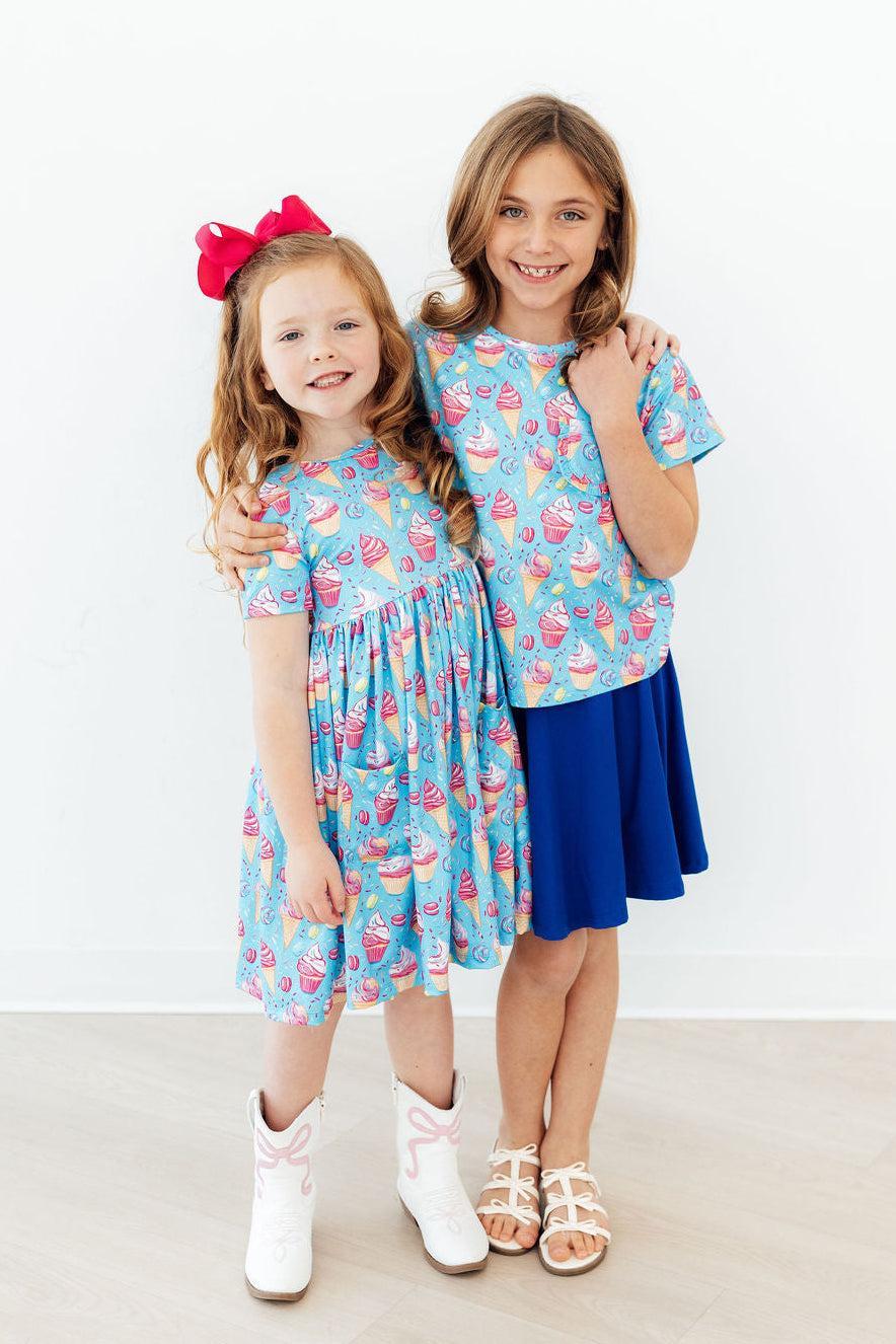 Delightful Desserts S/S Pocket Twirl Dress Mila & Rose ®