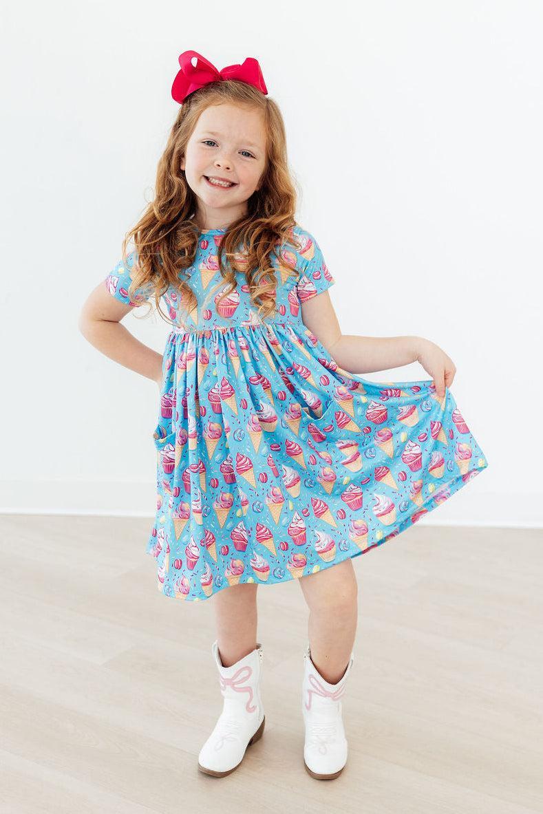Delightful Desserts S/S Pocket Twirl Dress Mila & Rose ®