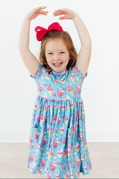 Delightful Desserts S/S Pocket Twirl Dress Mila & Rose ®