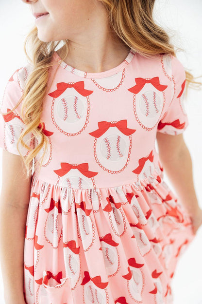 Pitcher Perfect S/S Pocket Twirl Dress