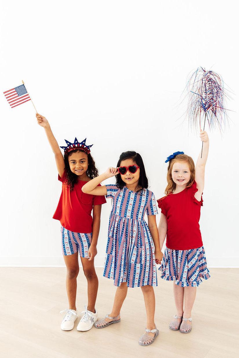 All-American Girl Ruffle Twirl Skort Mila & Rose ®