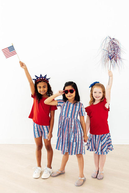 All-American Girl Ruffle Twirl Skort Mila & Rose ®