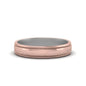 Milgrain 2 Tone Wedding Band Fascinating Diamonds
