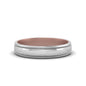 Milgrain 2 Tone Wedding Band Fascinating Diamonds