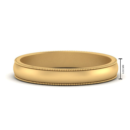 Milgrain Matte Finish Mens Band Fascinating Diamonds