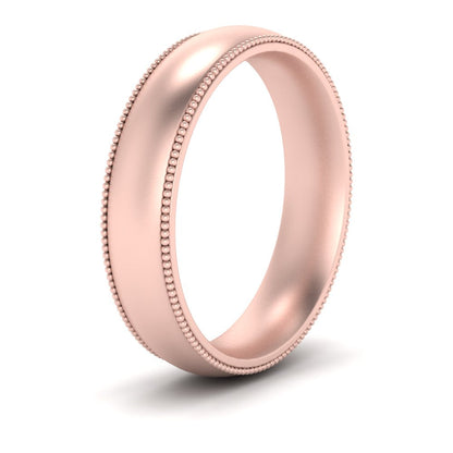 4 mm Milgrain Comfort Fit Mens Wedding Band Fascinating Diamonds