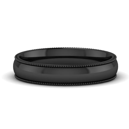 Comfort Fit Wedding Band Milgrain Edge Fascinating Diamonds