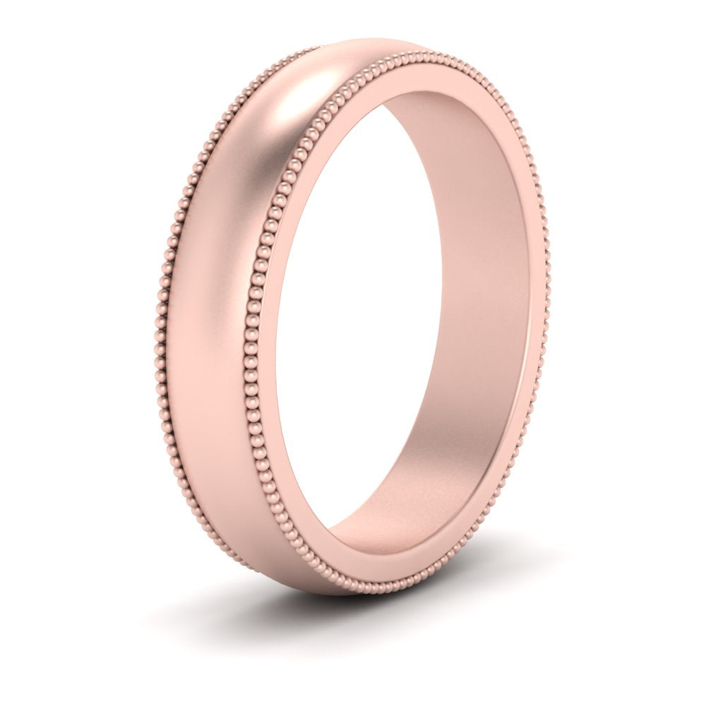 Milgrain Matte Finish Mens Band Fascinating Diamonds
