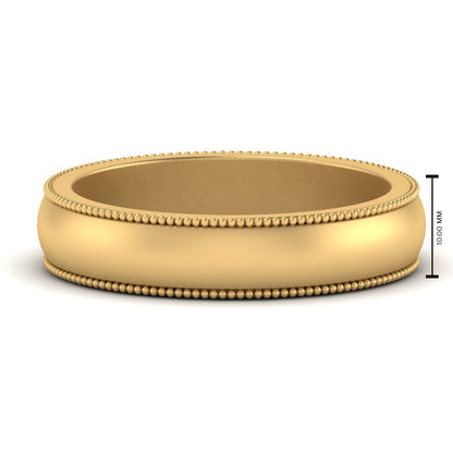 Milgrain Matte Finish Mens Band Fascinating Diamonds