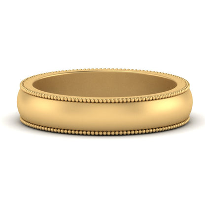 Milgrain Matte Finish Mens Band Fascinating Diamonds