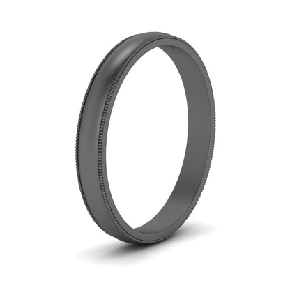 Milgrain Matte Finish Mens Band Fascinating Diamonds