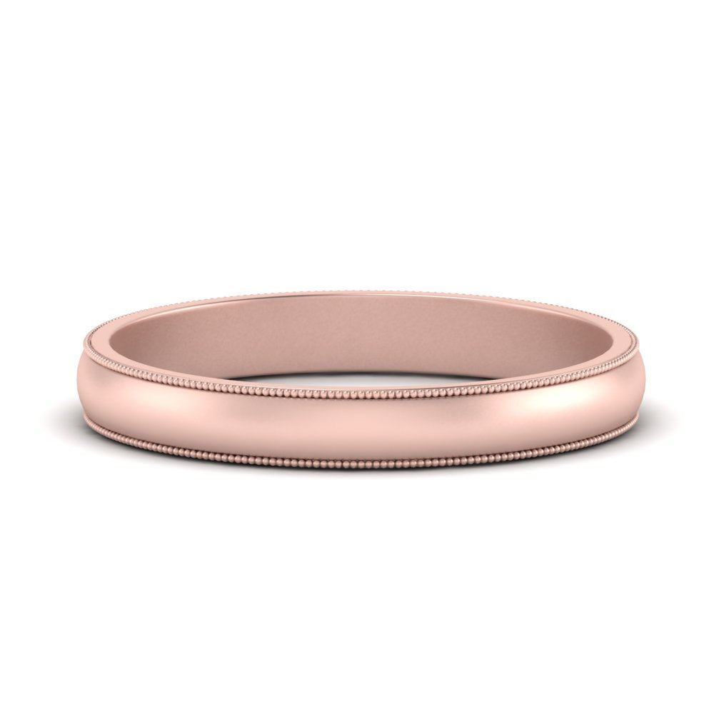 Milgrain Matte Finish Mens Band Fascinating Diamonds