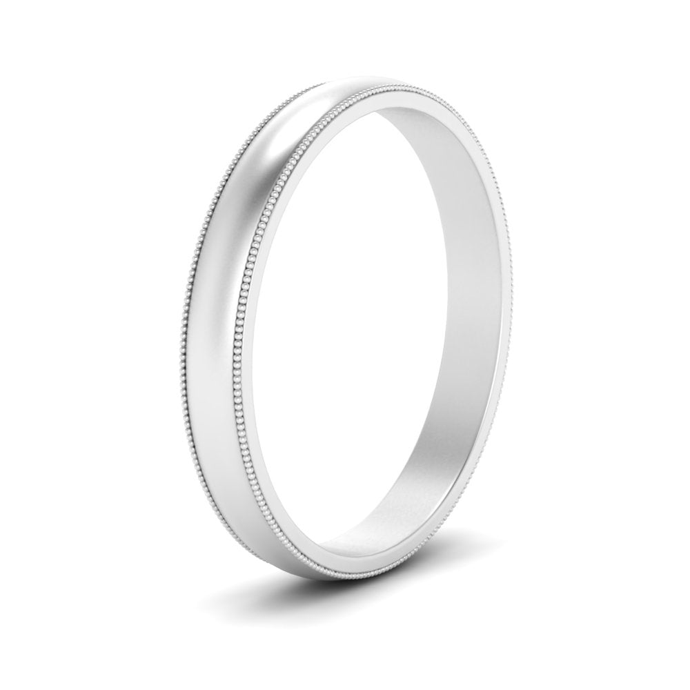 Milgrain Matte Finish Mens Band Fascinating Diamonds
