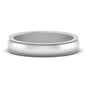 Milgrain Matte Finish Mens Band Fascinating Diamonds