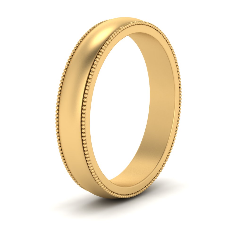 Milgrain Matte Finish Mens Band Fascinating Diamonds