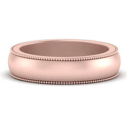 Milgrain Matte Finish Mens Band Fascinating Diamonds
