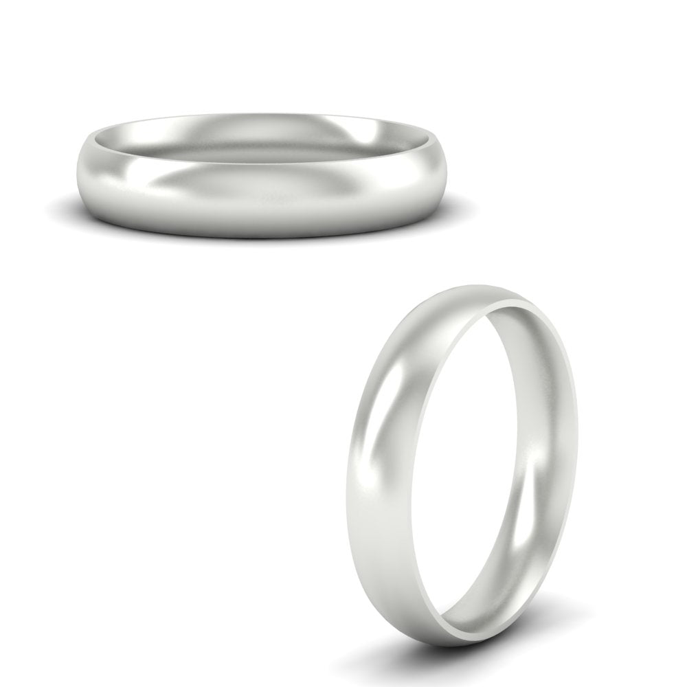 Minimalist Mens Wedding Band Fascinating Diamonds