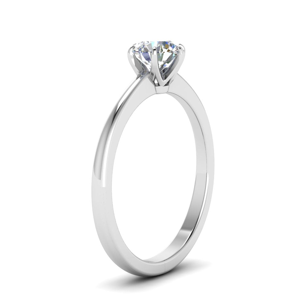 Classic Six Prong Solitaire Ring Fascinating Diamonds