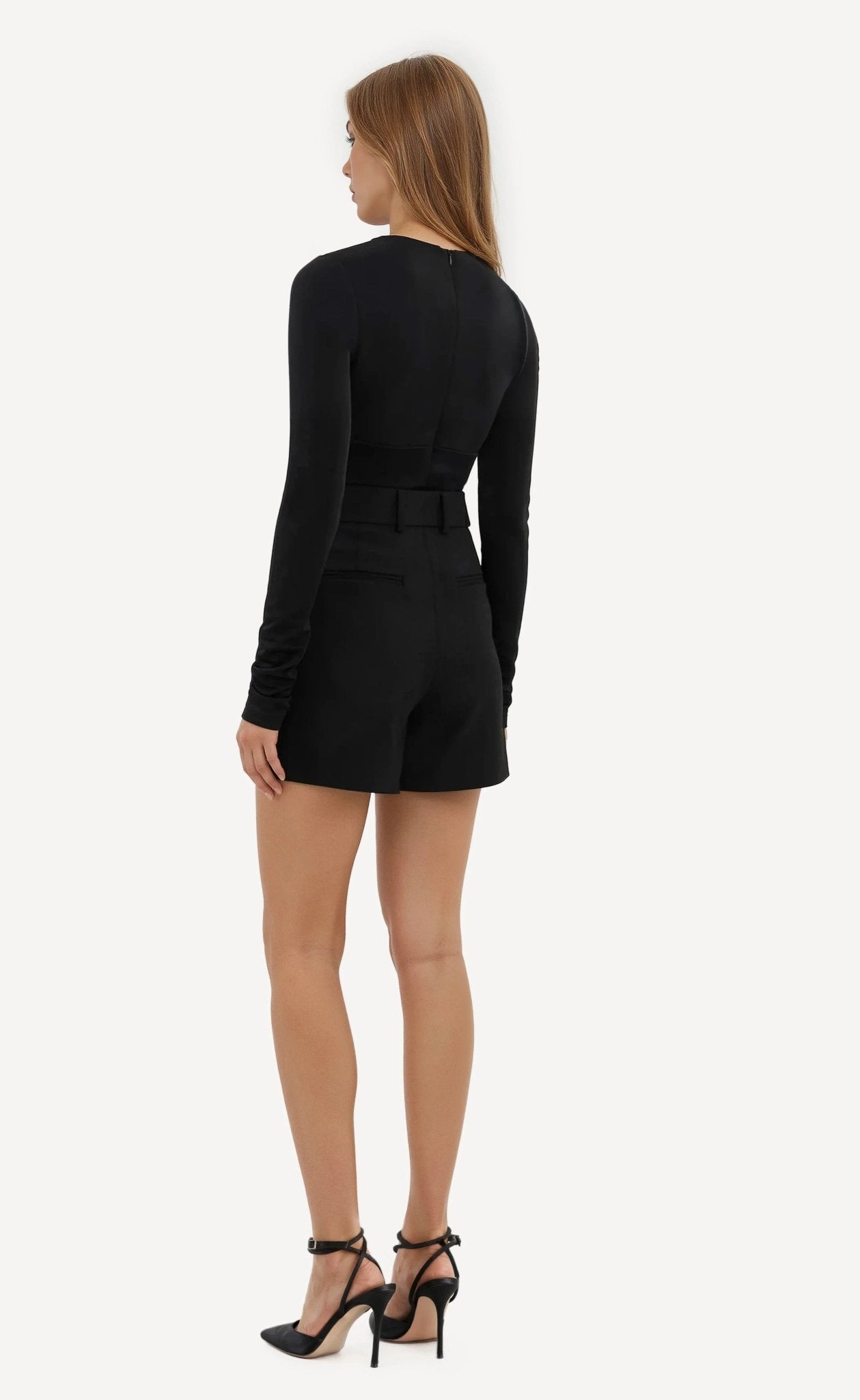 Mischa L/S Top – Black XO, Tina