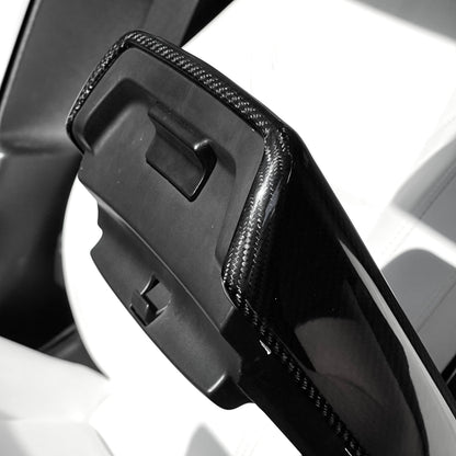 TESERY Model Y / 3 Armrest Cover - Dry Carbon Fiber Interior Mods Tesery Official Store