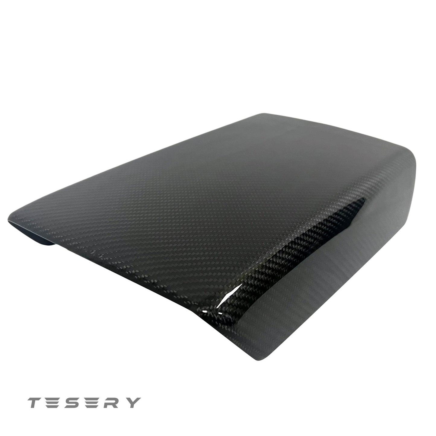 TESERY Model Y / 3 Armrest Cover - Dry Carbon Fiber Interior Mods Tesery Official Store