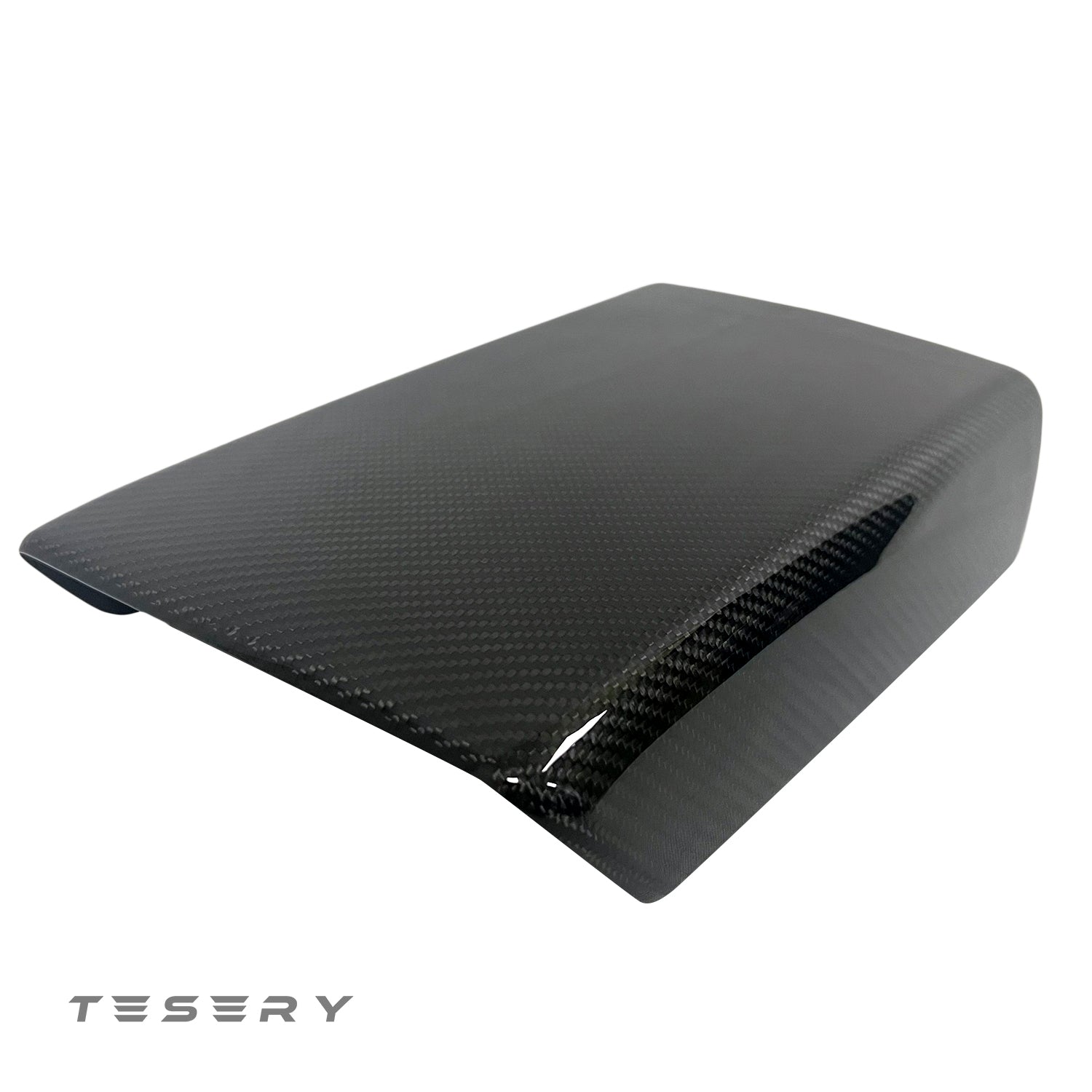 TESERY Model Y / 3 Armrest Cover - Dry Carbon Fiber Interior Mods Tesery Official Store