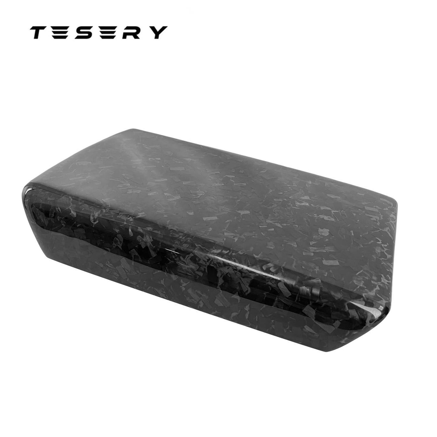 TESERY Model Y / 3 Armrest Cover - Dry Carbon Fiber Interior Mods Tesery Official Store