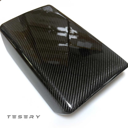 TESERY Model Y / 3 Armrest Cover - Dry Carbon Fiber Interior Mods Tesery Official Store