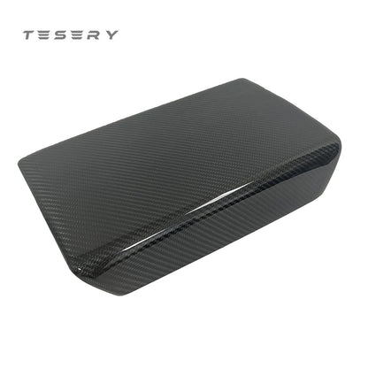 TESERY Model Y / 3 Armrest Cover - Dry Carbon Fiber Interior Mods Tesery Official Store