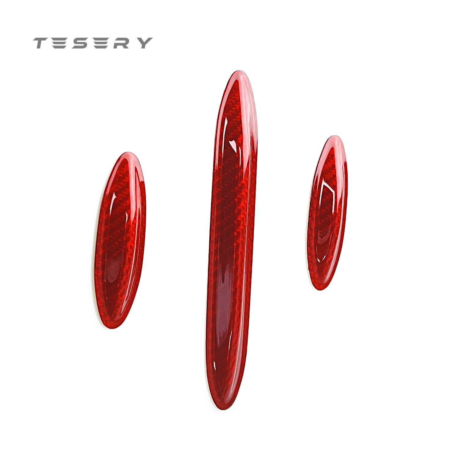 Model 3 / Y Central Control Panel Stickers - Carbon Fiber Interior Mods Tesery Official Store