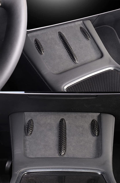 Model 3 / Y Central Control Panel Stickers - Carbon Fiber Interior Mods Tesery Official Store