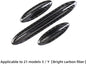 Model 3 / Y Central Control Panel Stickers - Carbon Fiber Interior Mods Tesery Official Store